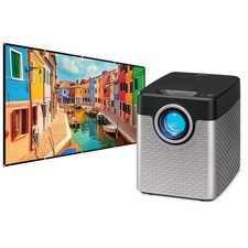GPX 720p Vertical Projector with Bluetooth Transmitter w/ Screen, PJ504VPS