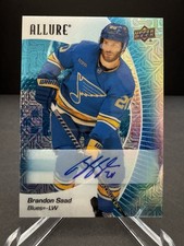 Brandon Saad 2023-24 Upper Deck Allure Blue Line Auto 17/35