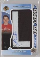 2020 Upper Deck SP Game Used Draft Day Marks Rookies 12/35 Ian Mitchell Auto um0