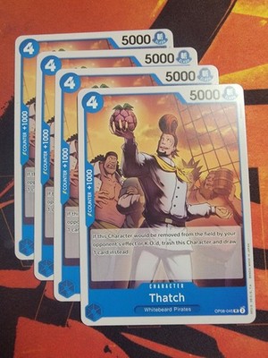 Thatch OP08-045 Two Legends Regular (UC) [4X] Playset NM English