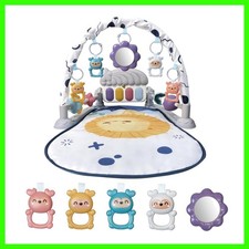 Baby Playmat Kick  Play Piano Gym with Musical and Sensory Toys for Newborn to