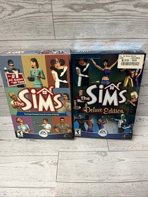 The Sims & The Sims Deluxe Edition PC/CD ROM EA Games/Maxis EA Games Tested