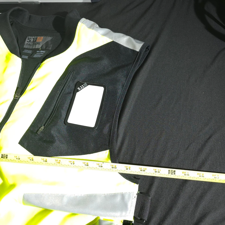 5.11 Tactical Safety Vest Men High Visibility Mil-Spec Reflective Ride Safe Gear - Image 4 of 4