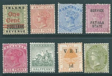 BRITISH COMMONWEALTH Queen Victoria mint stamp collection (a)