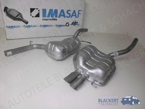 Imasaf Auspuff Set Ab Kat für VW Passat 2.0 Fsi+Variant 2005-2010 | +Anbauteile-image