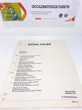 Vista Esplosa Taglia Siepi Stihl HS 60 ( Francese, Inglese, Tedesco )