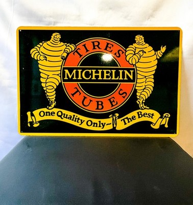 Michelin Tires   Vintage Advertising Heavy Metal Sign   40 × 60 cm/15.7  × 23.6