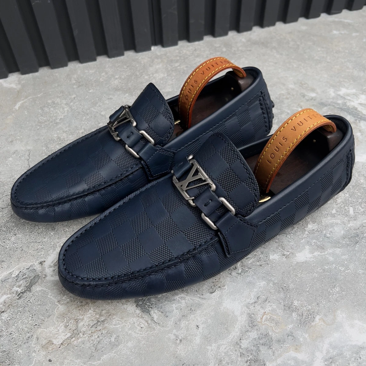 Louis Vuitton Moccasin Blue Casual Shoes for Men for sale | eBay