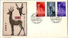 GOLDPATH: Spain cover 1964 to Ifni first day CV982_P21