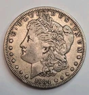 1884-S Morgan Silver Dollar VF+