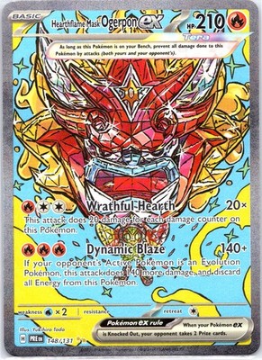 Hearthflame Mask Ogerpon ex Special Illustration Rare SV: Prismatic Evolutions 1