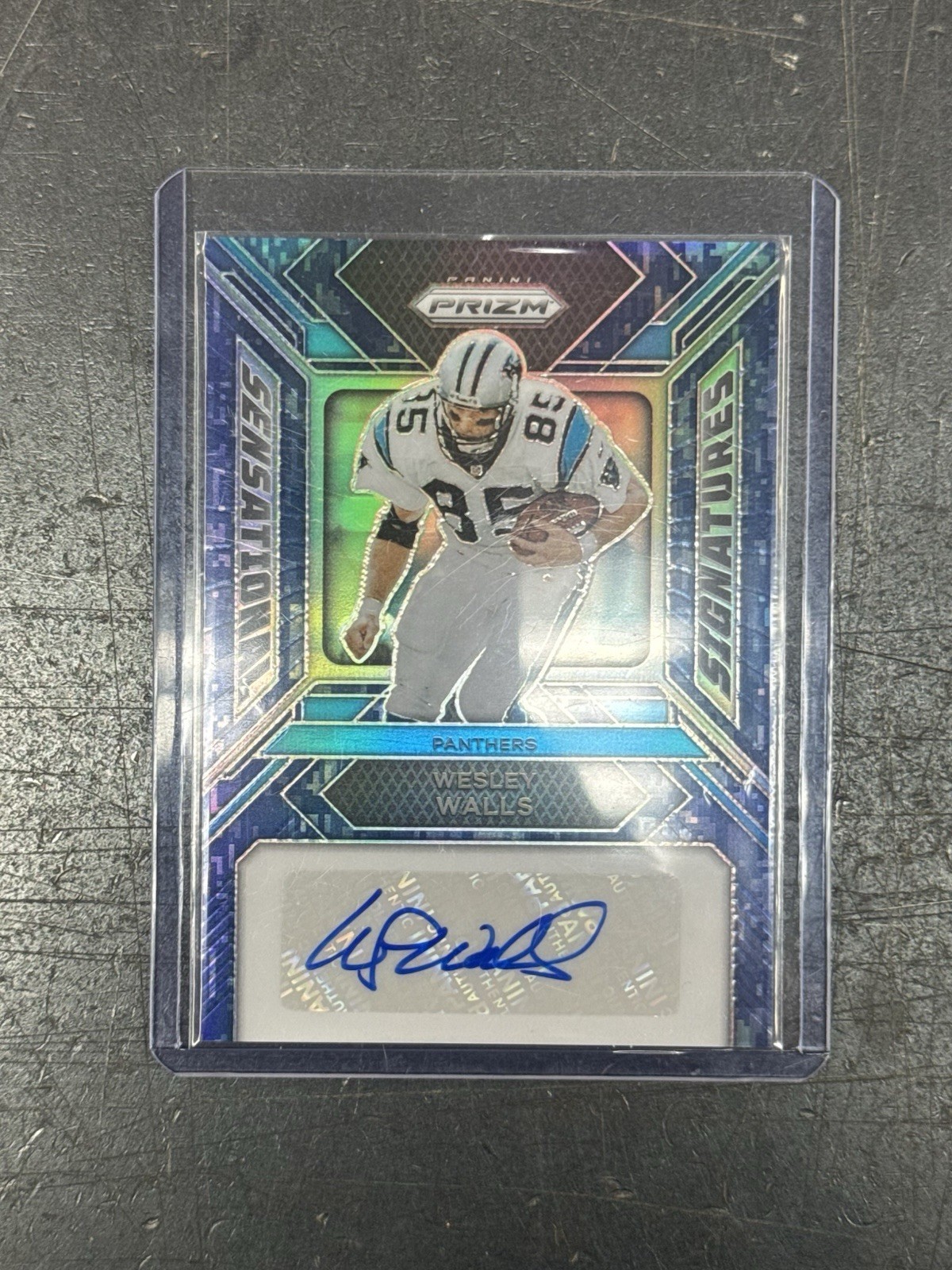 2023 Panini Prizm Wesley Walls Sensational Signatures Auto /25