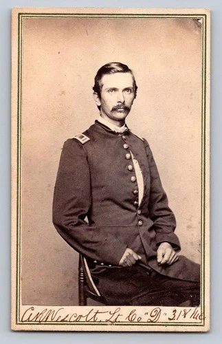 1860's Identified Civil War Soldier CDV Photograph - Maine 31st Infantry
