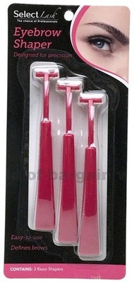 3pc Set SELECT LASH Eyebrow Shaper Designed for Precision & Gentle Trimming Exp.