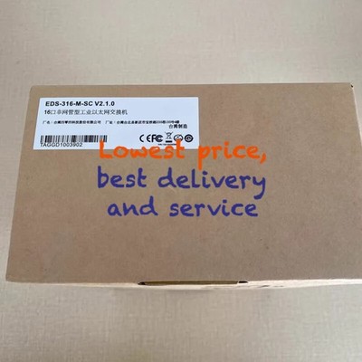 1PC NEW MOXA EDS-316-M-SC Industrial Switch Fast shipping