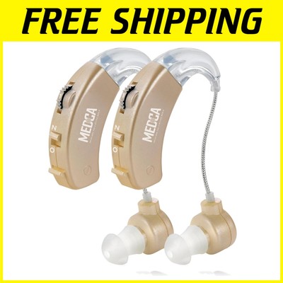 Revolutionary Gold BTE Sound Amplifier - Crystal Clear Hearing Enhancement