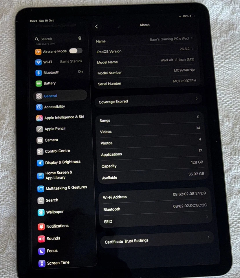 Apple iPad Air 11-inch (M3) · 128GB · Wi-Fi, photo 2 of 5