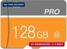 128GB Memory Card,Micro Memory Card with Adapter Class 10 High Speed for Camera,