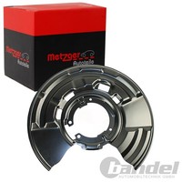 Metzger Spritzblech Bremsscheibe Hinterachse Links Passend FÜR BMW 1 2 3 4 |