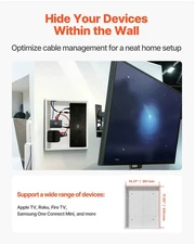 New Structured Media Enclosure, 17-Inch, Recessed in-Wall Media Box with Cover