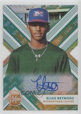 2018 Elite Extra Edition Status Tie-Dye Die-Cut 2/5 Elias Reynoso #194 Auto xb2
