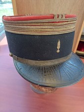 Superbe ancien képi militaire modèle 1919 de Lieutenant Colonel des Dragons