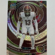 2023 Panini Spectra Meta Prizm Rookie Emmanuel Forbes #122 /25 Commanders NFL