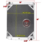 3 Row Aluminium Radiator For 2008-2017 Volvo VNL Mack CXU 2015-2018 Mack Vision