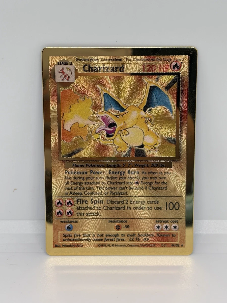 25+ Charizard Pokémon TCG Metal Individual Collectible Card Game