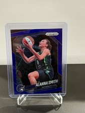 2025 Panini Prizm WNBA Blue Velocity Prizm #101 Alanna Smith