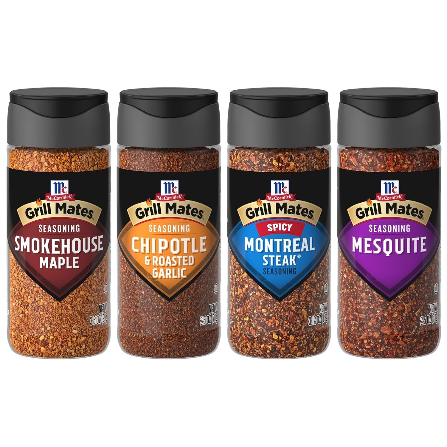 McCormick Grill Mates Spices, Everyday Grilling Variety Pack 4 Count
