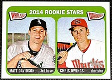 Matt Davidson / Chris Owings 2014 Topps Heritage #368 Rookie RC 