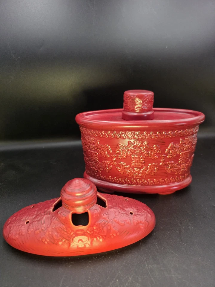 Difusor de fragancia Greenleaf Aroma Decoración inspirado en la Toscana purificador de aire borgoña Foto 3 de 4