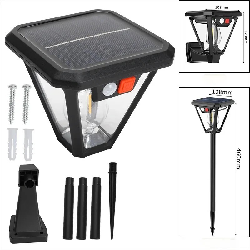 Solar PIR Motion Sensor Wall Light