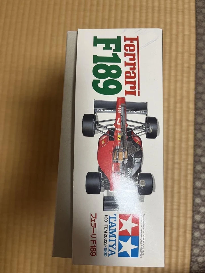 Tamiya 1/20 Ferrari F189 Early Version F1 Car Model Kit n.23 Grand Prix Japan - Immagine 3 di 4