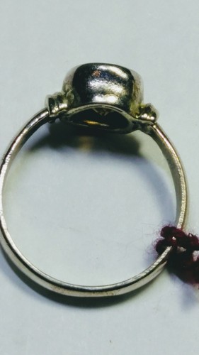 ANELLO CARINO QUARZO FUMÉ NATURALE IN ARGENTO STERLING .925 MISURA 6,5-6,75! - Foto 8 di 11