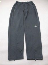 ADIDAS CLIMALITE Size M Womens Elastic Waist Leg Zip Pull On Track Pants 501
