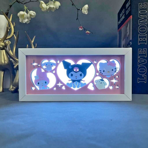 HELLO KITTY LED Night Light - Hello Kitty, My Melody, Kuromi - Desk Art