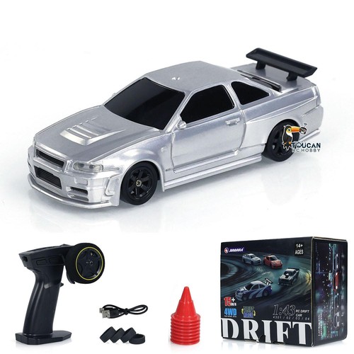 JBL 1:43 Drift Race Car Model Remote Control Toy 4WD with Traffic Cones Gifts - Picture 2 of 12