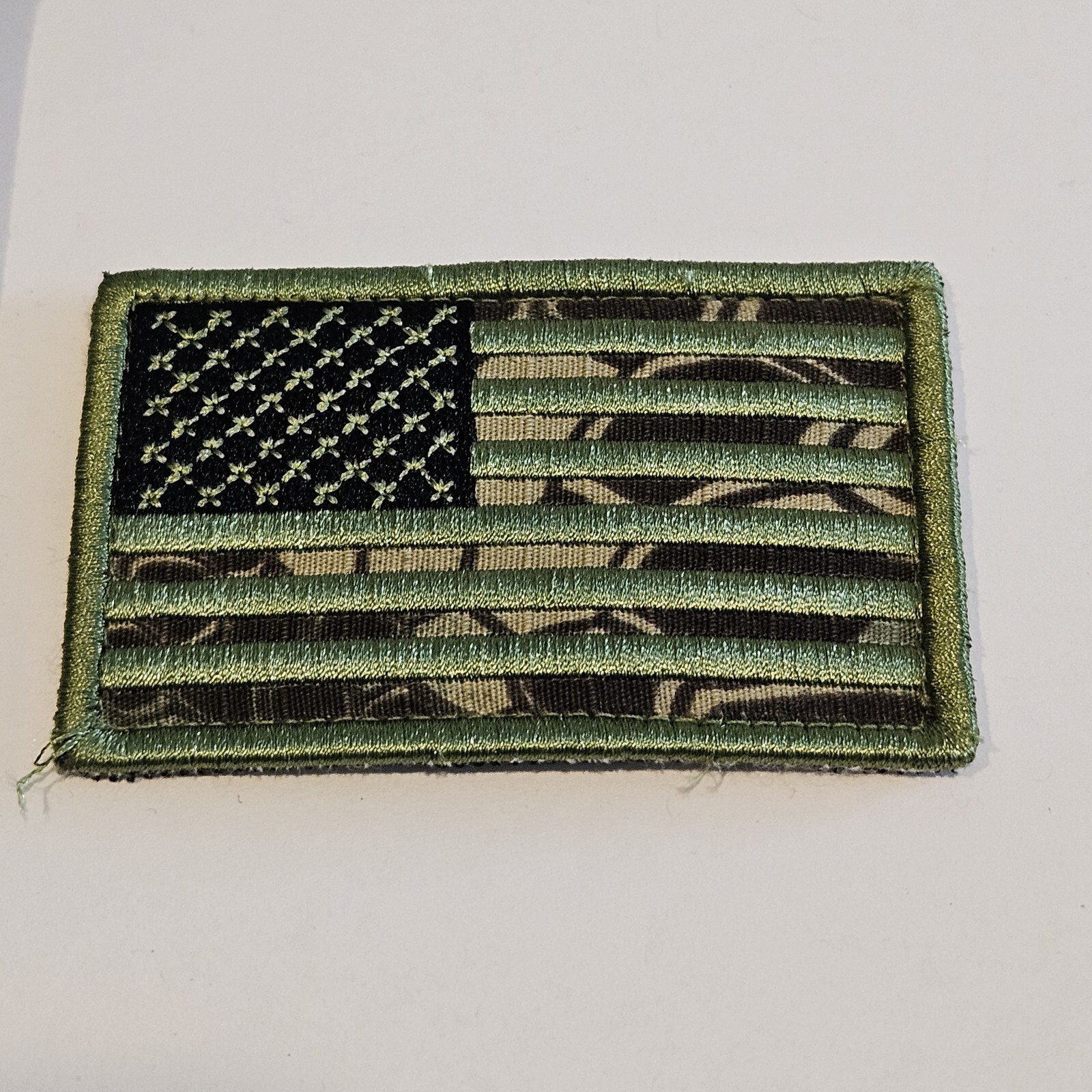 Green Camouflage US Flag Removable Patch USA Base… - image 7