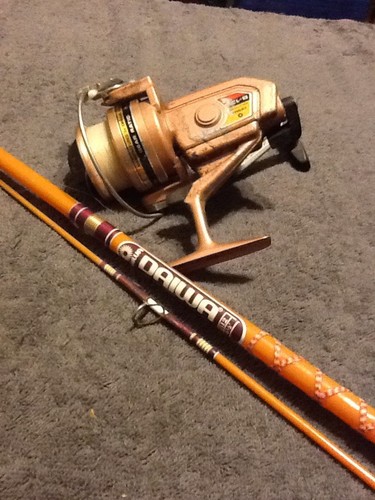 nice daiwa fishing pole and daiwa reel