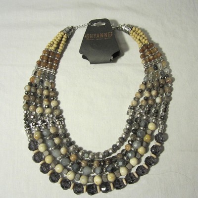 Boot Barn Shyanne Silver Beaded Necklace 400015248280 Ebay