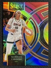 2024 Panini Select WNBA Kamilla Cardoso #195 Rookie Red and Blue Prizms – /399