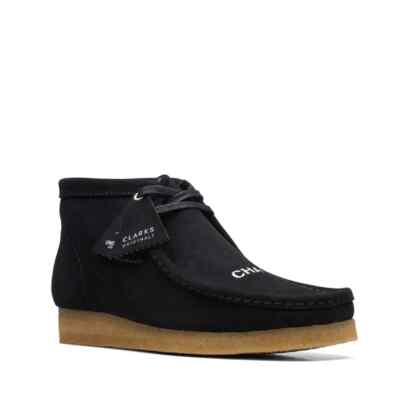 22AW UNDERCOVER×Clarks WallabeeBoot 10.5 x Undercover Wallabee suede boots in black - Clarks