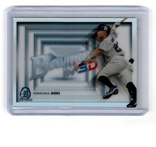 Norichika Aoki 2022 Bowman NPB Nippon Professional Baseball Bowman in 3D #3DB-20