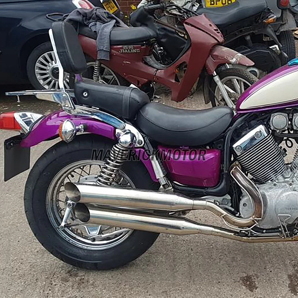 Passenger Sissy Bar Backrest Cushion Pad Fits Yamaha Virago 400 535 XV400 XV535 - Изображение 2 из 4