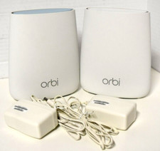 Netgear Orbi Router RBR20 Home Mesh TRI Band WIFI & Extender W/ Power Cords