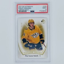 Philip Tomasino GOLD /99 PSA 9 💎 2021-22 SP Authentic Limited Future Watch 143
