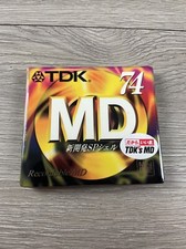 TDK MD MD-XG74SP 74 MiniDisc NEW SEALED Recordable