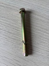 M10 x 100 Yellow Zinc Plated Sleeve Anchors / Floor Fixings - Qty 28